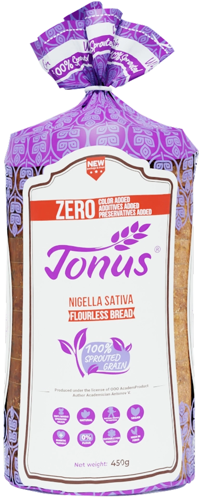 Nigella Sativa Tonus bread